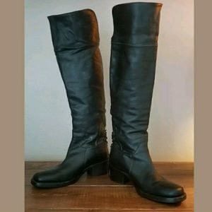 Buttero Womens Boots Black Leather Equestrian